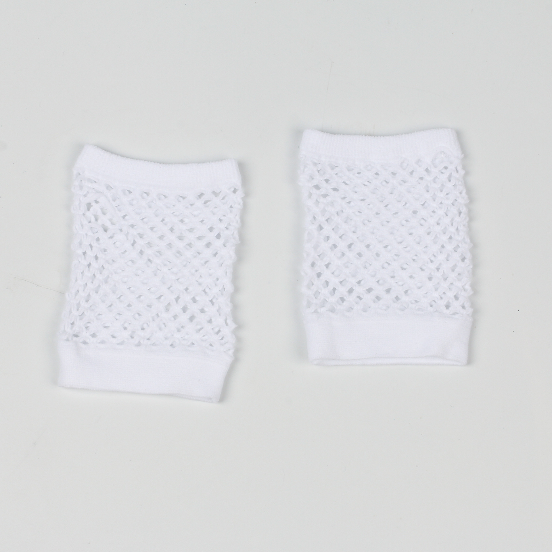 Cross-border short fishing net gloves nightclub multi-color sexy stretch gloves punk gloves European and American hollow mesh gloves_voghion.com