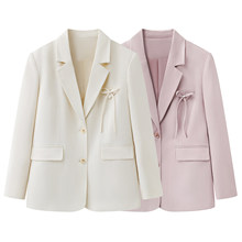 通勤西装外套女2026春装新款正肩廓形轻职场宽松休闲西服X96C140A