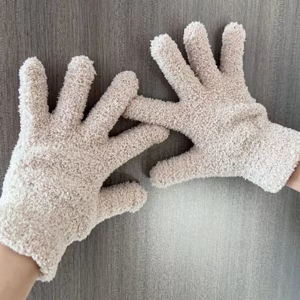 코랄벨벳장갑 [카멜]