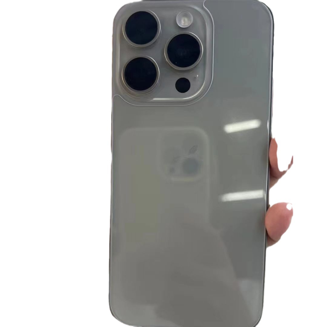 Adecuado para iPhone15Pro medio paquete película trasera película templada película protectora gran arco borde película trasera Apple 15 película de la contraportada