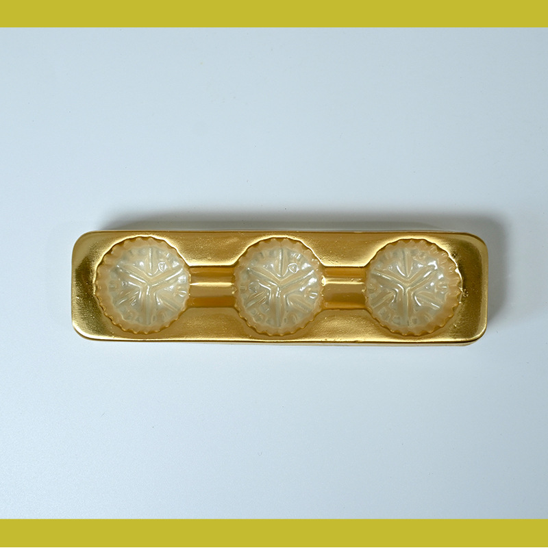 bandeja de absorción de plástico en forma de tira cuadrada de 3 partículas