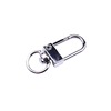 Silver metal three -point small door buckle DIY paint color accessories dog buckle spot spot cross -border hook buckle hanging keychain