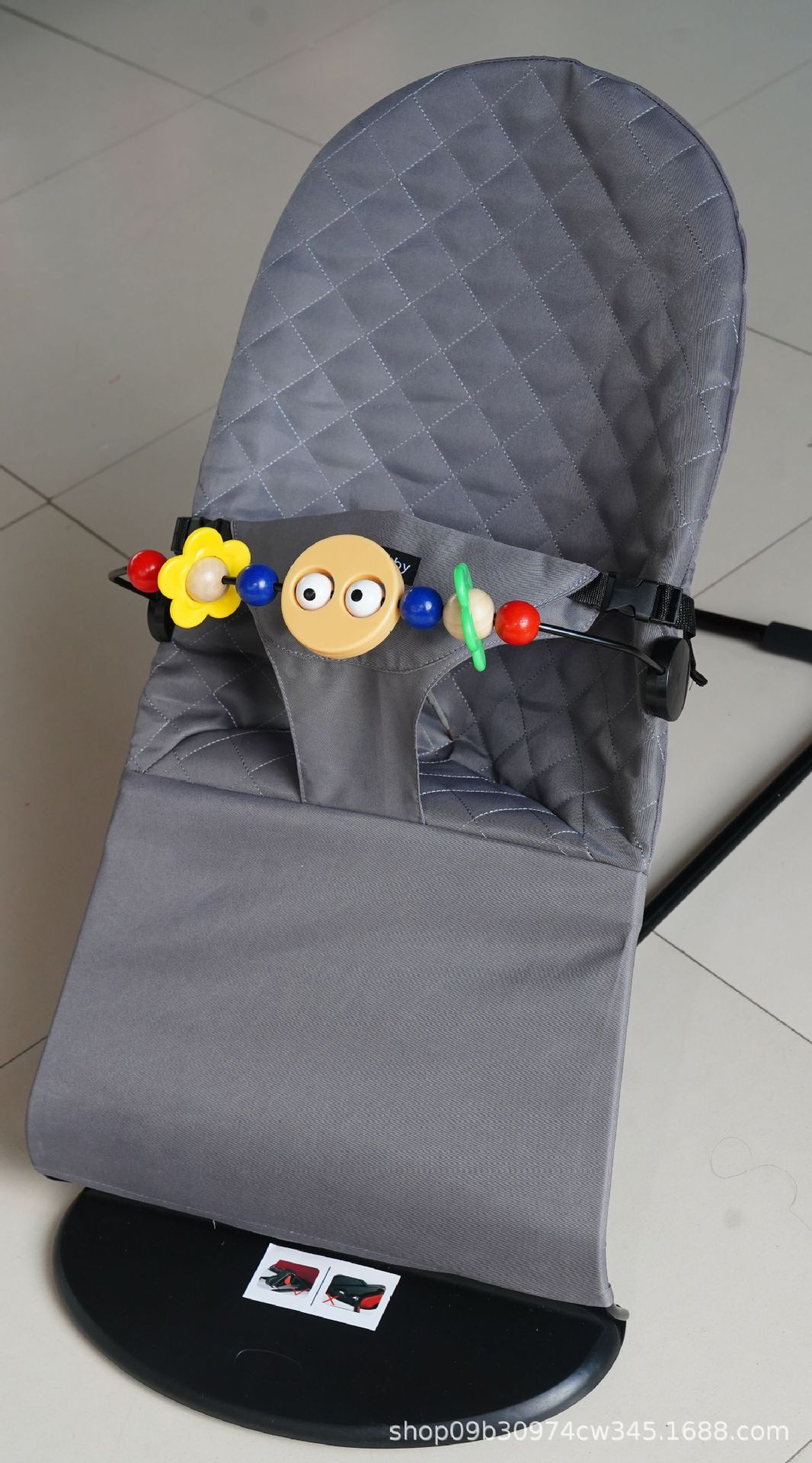 Silla de mecedor para bebés, silla de descanso para bebés, silla de descanso plegable, silla de mecedor ajustable image 49