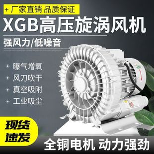 High-Pressure Vortex Fan, Powerful Vacuum Pump, Fish Pond Aerator, Industrial Blower, Vortex Air Pump,曝垒德株