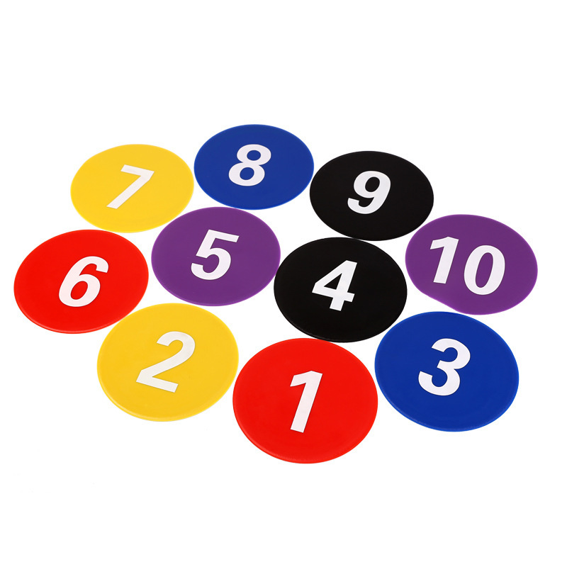 23cmデジタルランドマークパッドデジタル平面標識皿ランドマークパッドバスケットボールスポーツ1-10トレーニングマーカー|undefined