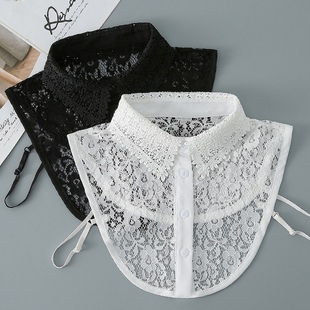 New Fake Collar Women's All-match Fake Collar Spring and Autumn Winter Lace Breathable Casual Shirt Fake Collar Lace Doll Collar