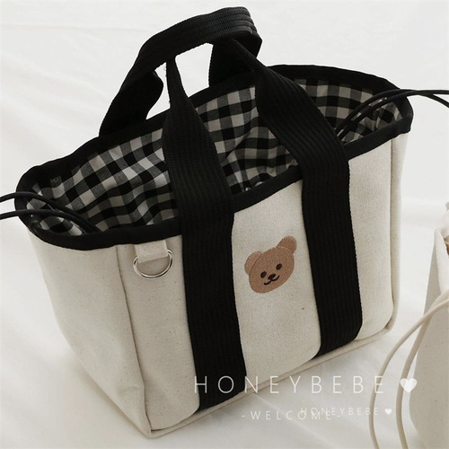 Bear Korean Mummy Bag Insulated Picnic Bag Insulated Bag Lunch Bag Handbag