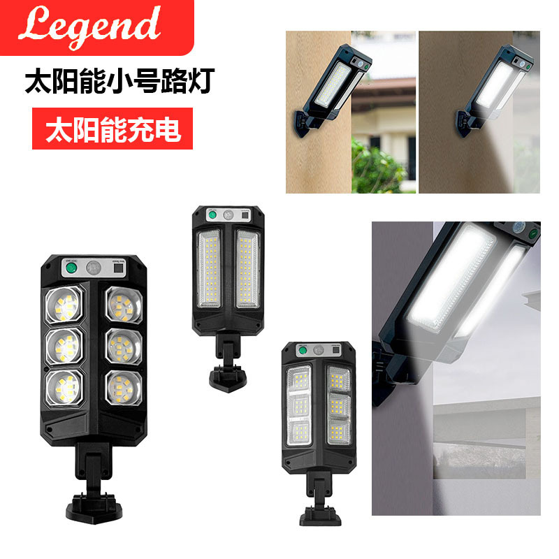 Cross-border new human body induction lamp outdoor waterproof garden lamp small LED integrated solar outdoor lamp road