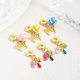 European and American Fashion Creation Sense Sports Wind Drip Oil Football Baseball Big Hole Pendant Panjia Bracelet Necklace Beaded Pendant