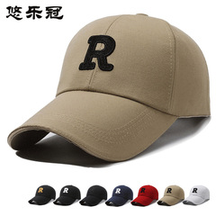 鸭舌帽时尚潮流显脸小户外运动遮阳复古大头围棒球帽休闲帽子男潮