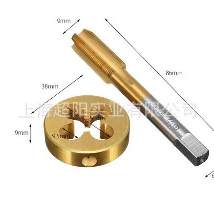 1/2-28 Метчик с титановым покрытием UNEF и матрица с титановым покрытием