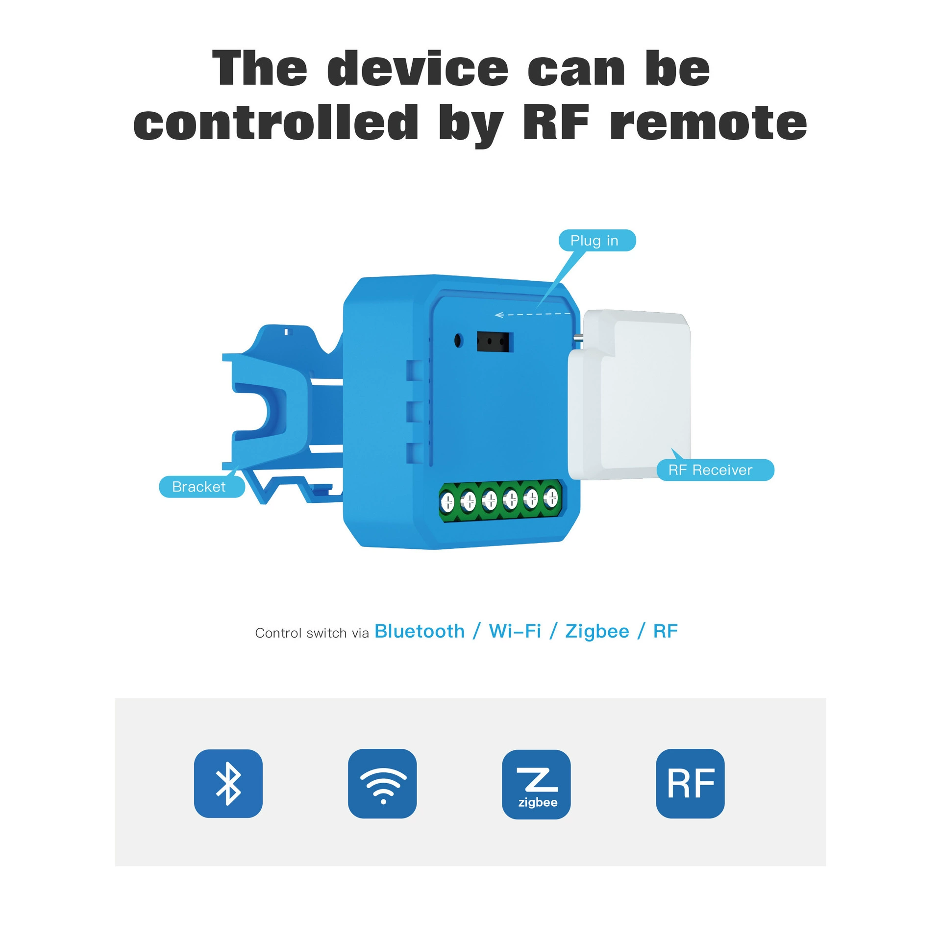 WIFI Pass SEC-ECC Умная розетка граффити 1-2 дороги/шторы, может расширять RF DIY модуль