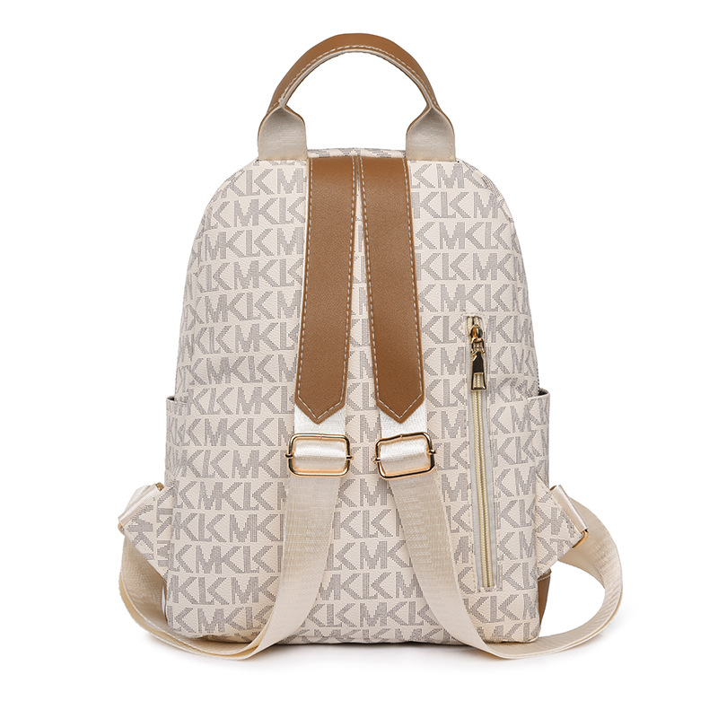 Mochila transfronteriza para mujer, nuevo estilo coreano, mochila sencilla y a la moda para mujer, bolso escolar versátil de gran capacidad 2024