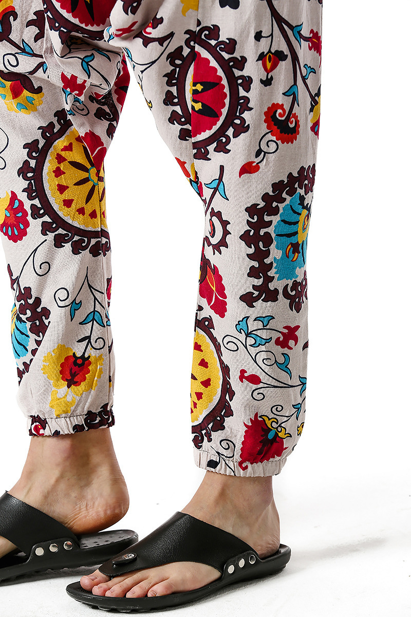 men's and women's foreign trade Harun yoga pants loose bohemian pants hanging pants moth pants 7