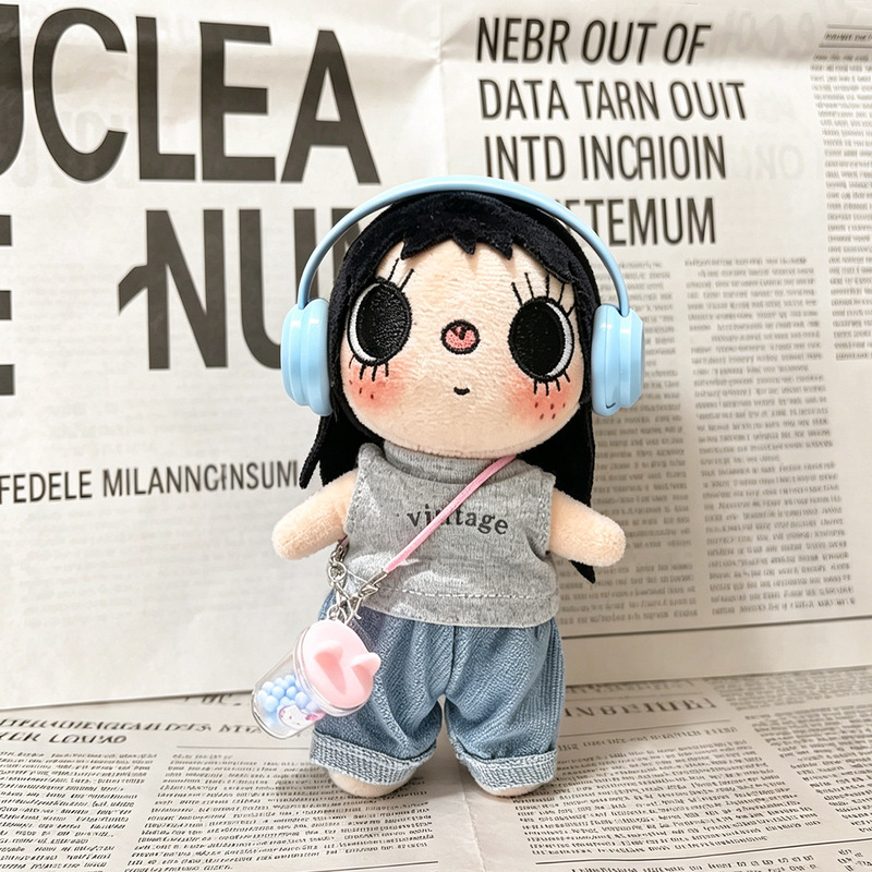 Little Yuyu Clothing Cartoon Plush Doll Pendant Water Cup Vest Earphone Set 10cm Batch Little Yuyu Clothing Cartoon Plush Doll Pendant Water Cup Vest Earphone Set 10cm Batch