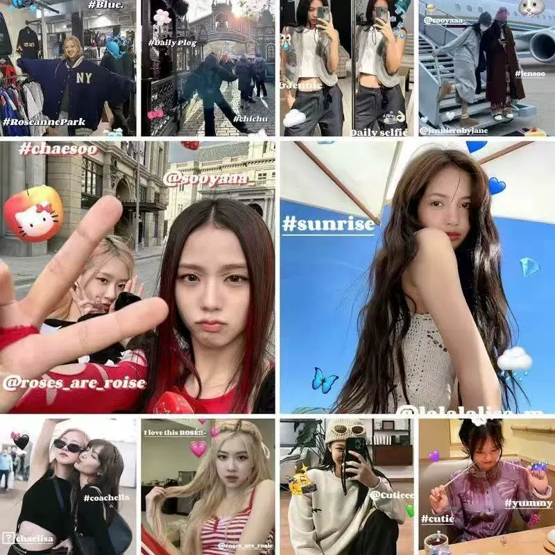 Ins wind Blackpink американский плакат настенная наклейка звезда спальня фон настенная декора спальня обои