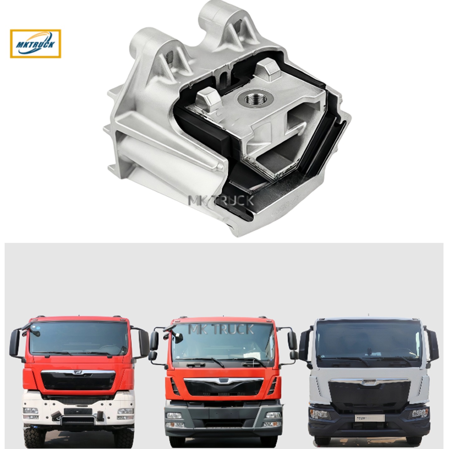 81962100571 en la parte delantera de la almohadilla del motor para el camión MAN TGA TGS TGX accesorios
