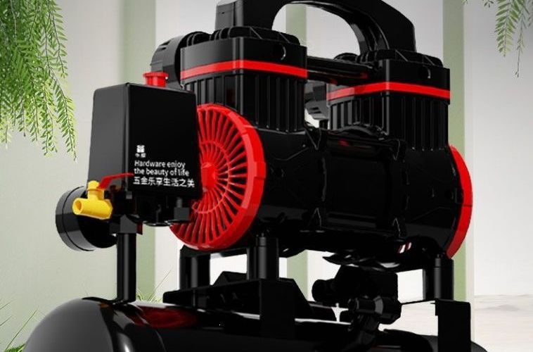 Ruicheng air compressor small air compressor oil-free silent 220V woodworking painting air pump