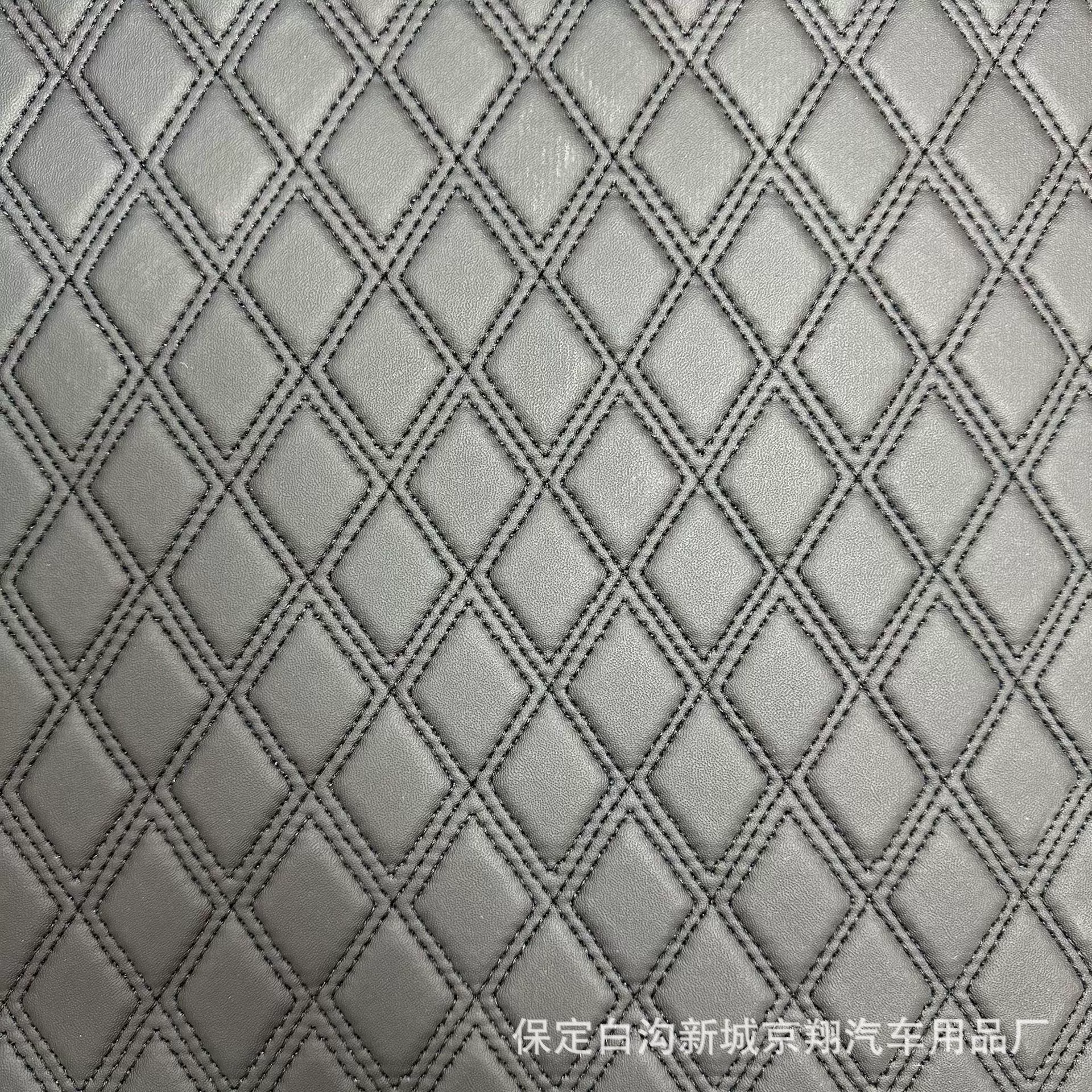 毛孔皮革玲珑花型高弹大力棉倒钩毛刺汽车脚垫卷材厂家一手货源
