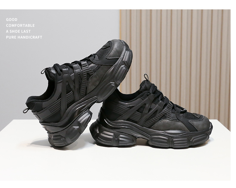 Chaussures papa femmes automne et hiver nouveau fond épais chaussures de marée accrue Version coréenne de Ins Net rouge chaussures de sport décontractées femmes_voghion.com