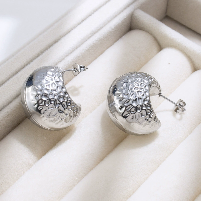 Серьги из нержавеющей стали, европейский стиль, 18 К, оптовая продажа