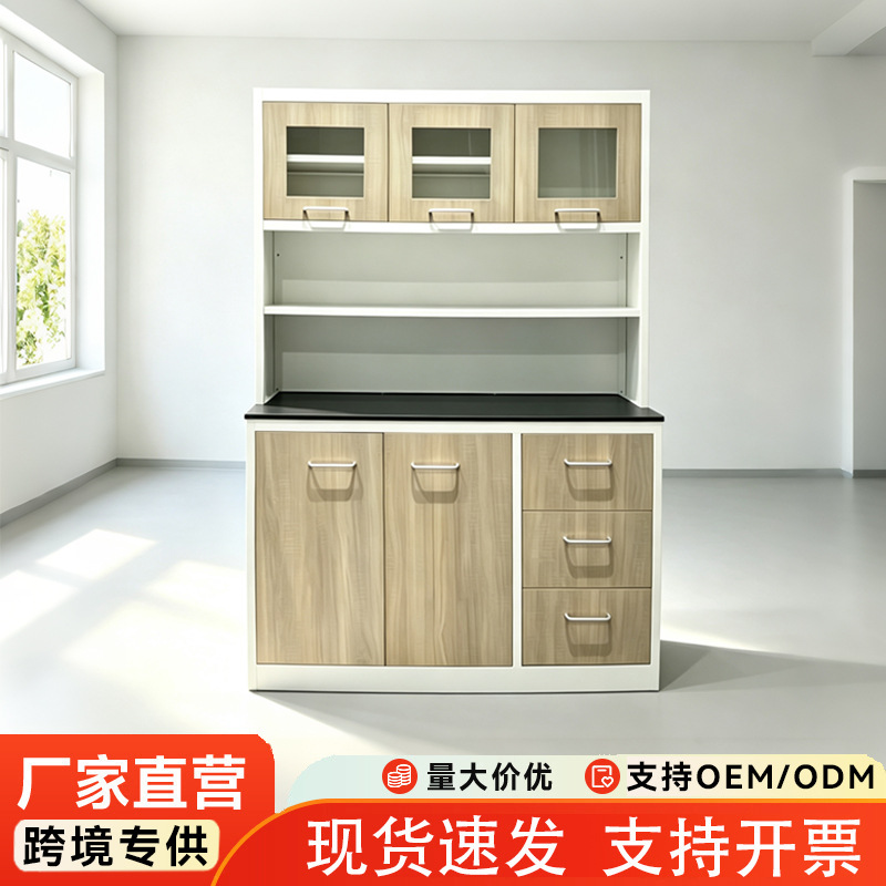 Cross-Border Disassembled and Assembled Iron-Printed Cabinets for Dining Rooms, Hotels, Living Rooms, Multifunctional Storage Sideboards