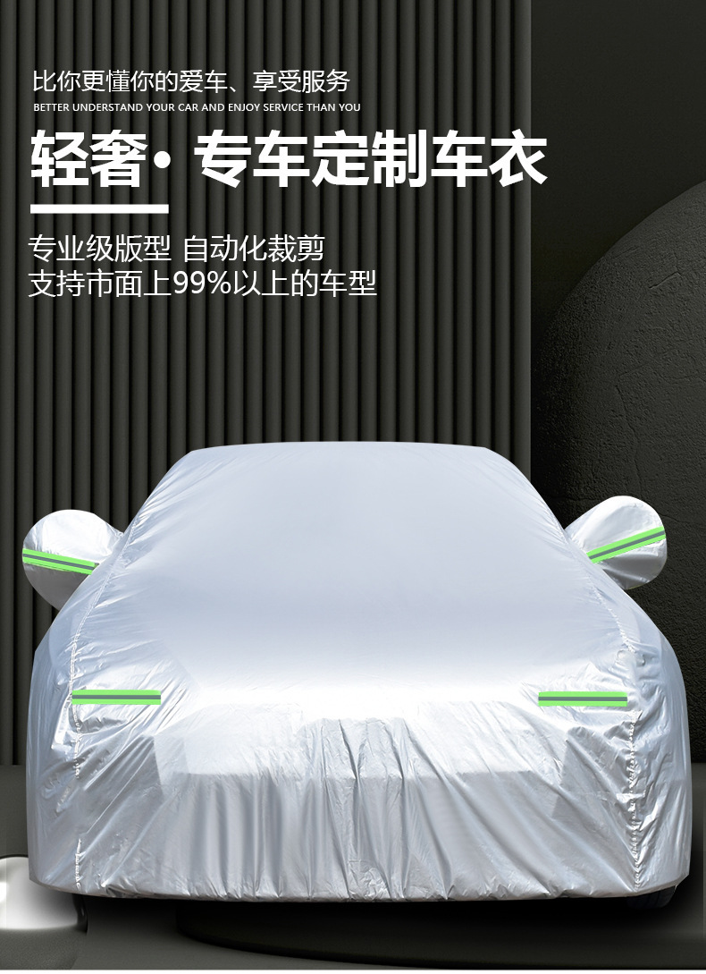Suitable for Roewe Rx5 Car Cover Suv, Rainproof, Frostproof, Snowproof, Winter Thermal Insulation, Thickened Oxford Rx5