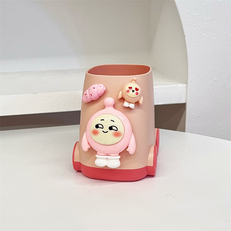 【체체 펜홀더】핑크 에그 보이