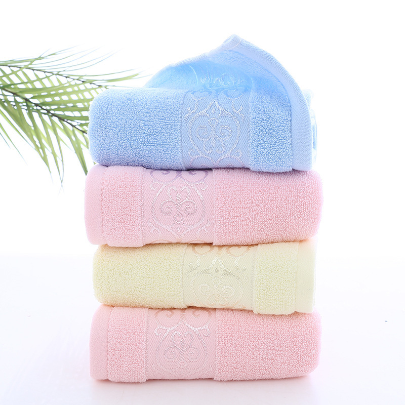 Source Manufacturer Towel 100% Cotton Adult Face Wash Towel Soft and Skin-Friendly Household Gift Wholesale Independent Packaging