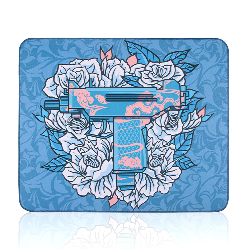 Tigre personaje alfombrilla de ratón juego profesional e-sports control recubierto Shanhai Master Ling Yun vidrio de pulpa verde