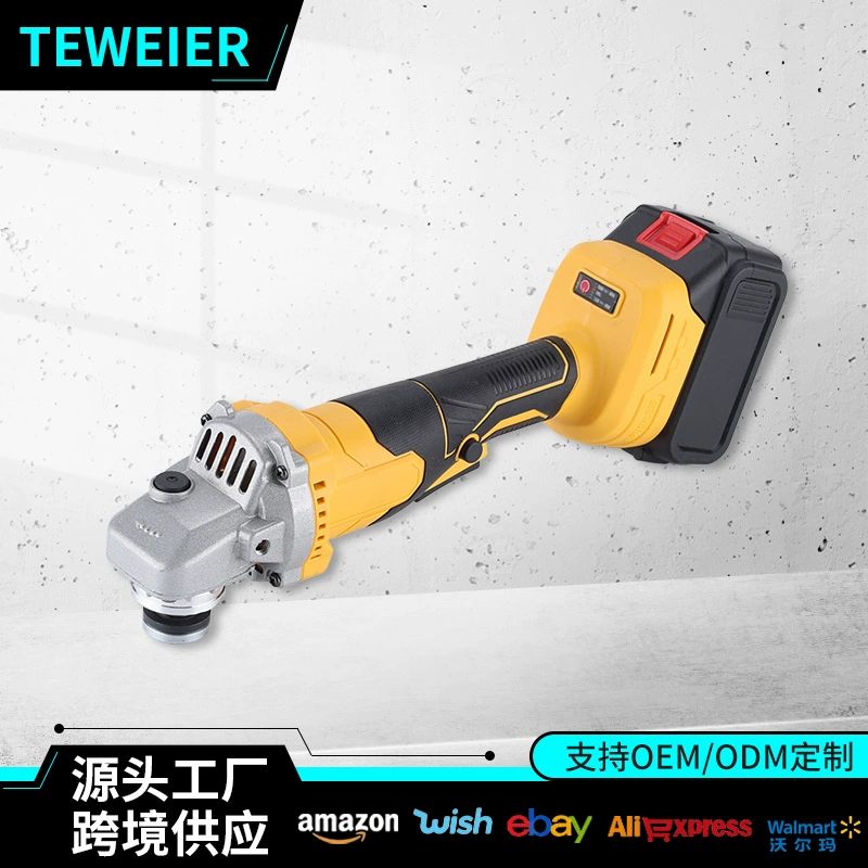 Внешняя торговля бытовая бесщеточный литиевая электрическая угловая шлифовальная машина типа 100 металлическая резка машина трансграничная 125 высокая мощность электрическая угловая шлифовальная машина