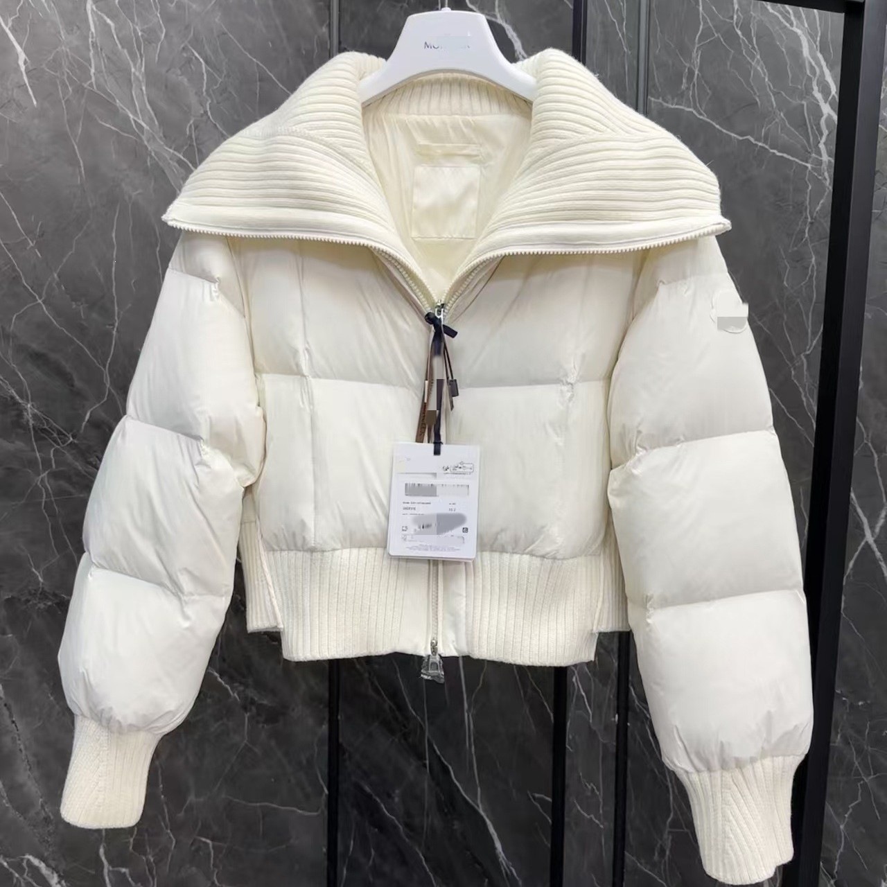 蒙家同款富贵公主翻领羽绒服高版女士短款时尚百搭开衫外套25新款