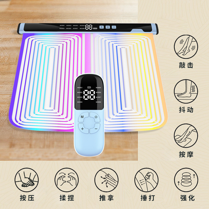 新商品スマートEMS自慢のフットパッド微電流パルス足裏マッサージ器足裏ツボ足治療機美脚パッド|undefined