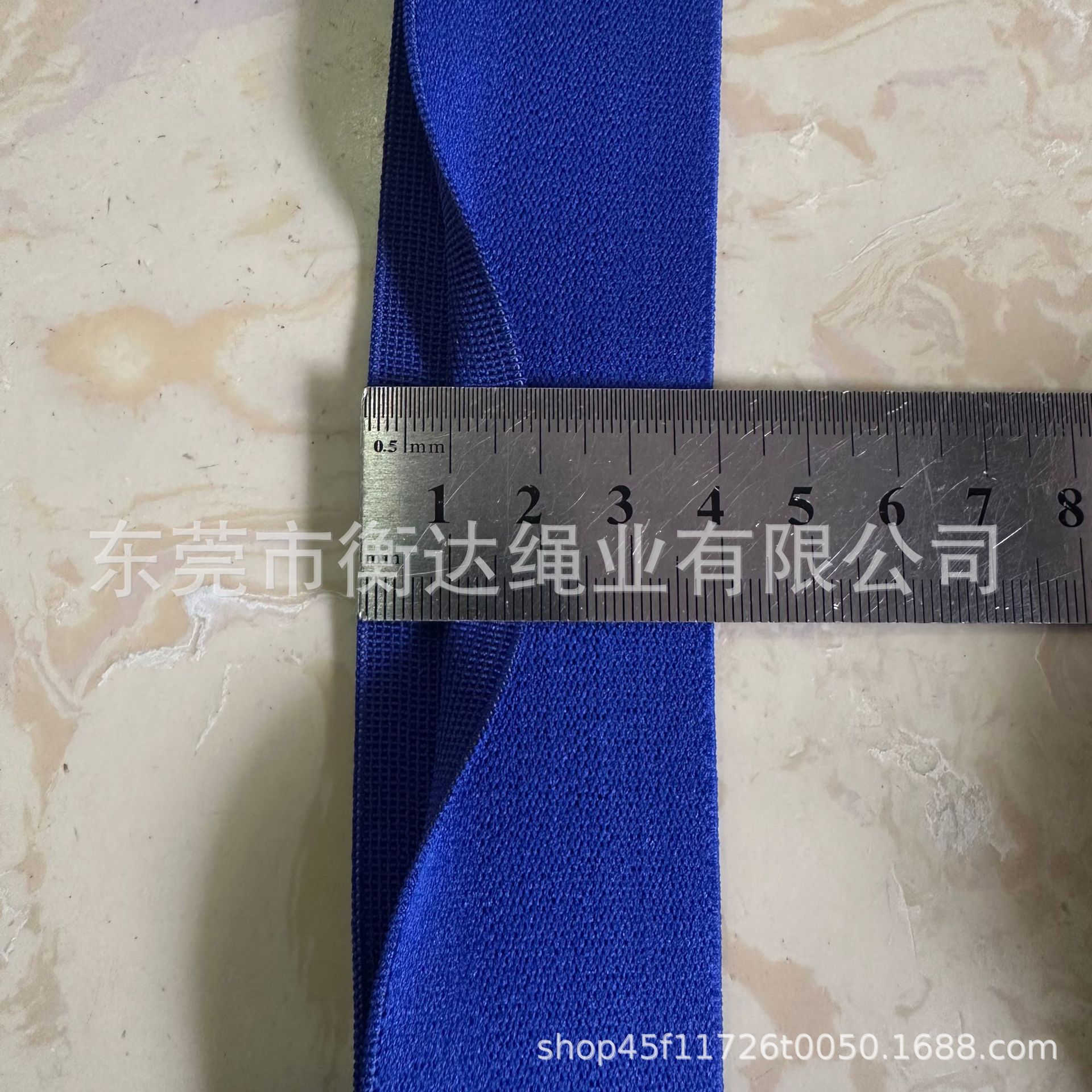 Stock 2.5-5cm Y-shaped unilateral abertura pantalones interiores cintura elástica de alta elasticidad doble borde de lana expuesta tiras de goma