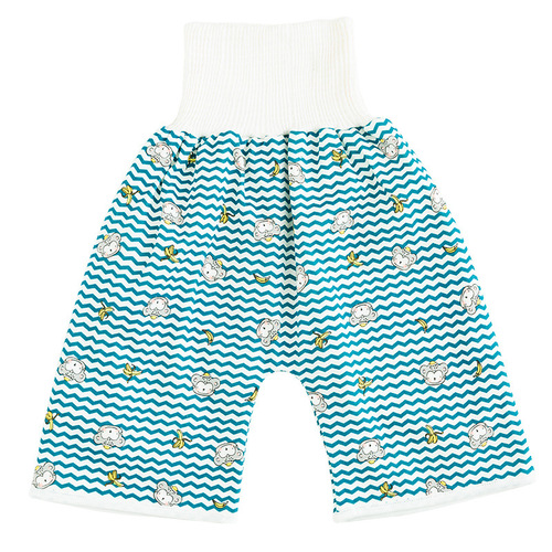 Baby diaper pants waterproof and leak-proof washable baby belly protection children's changing pad diaper pants learning pants anti-bedwetting cotton