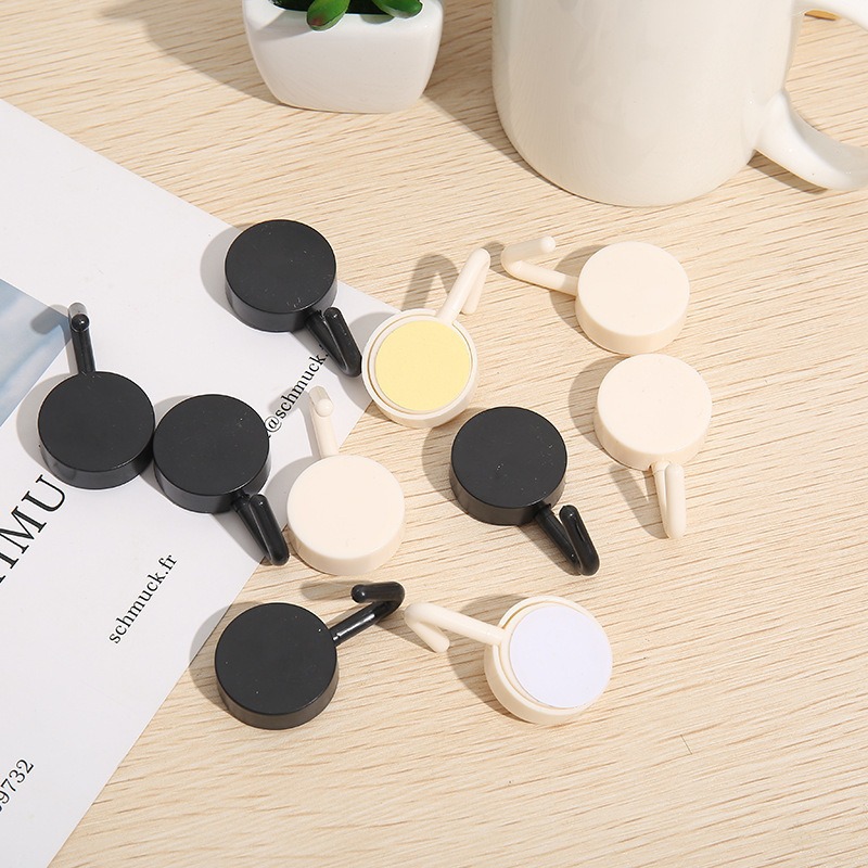 Adhesivo de gancho, pared fuerte, sin perforación, gancho de cocina, pegado a la pared detrás de la puerta, sin costuras, gancho adhesivo de llave, gancho doméstico