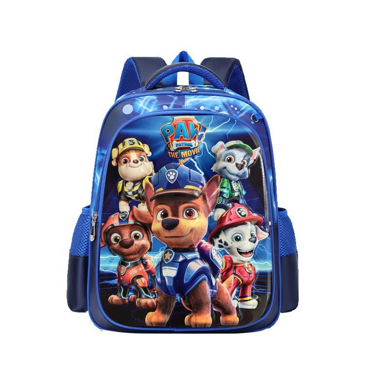 Nueva mochila escolar de dibujos animados mochila escolar 3D para estudiantes de escuela primaria 1-3 grado mochila de tela rabu súper ligera hombro para reducir la carga y proteger la columna