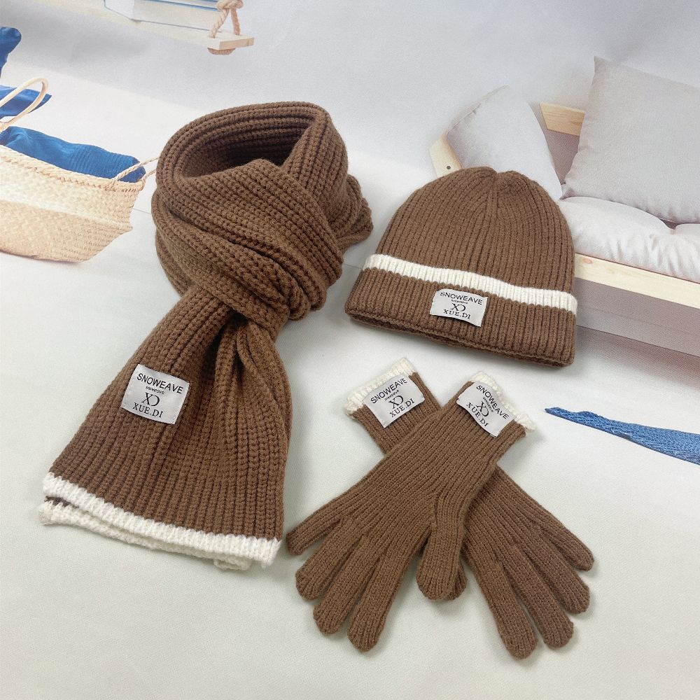 winter knitted woolen scarf
