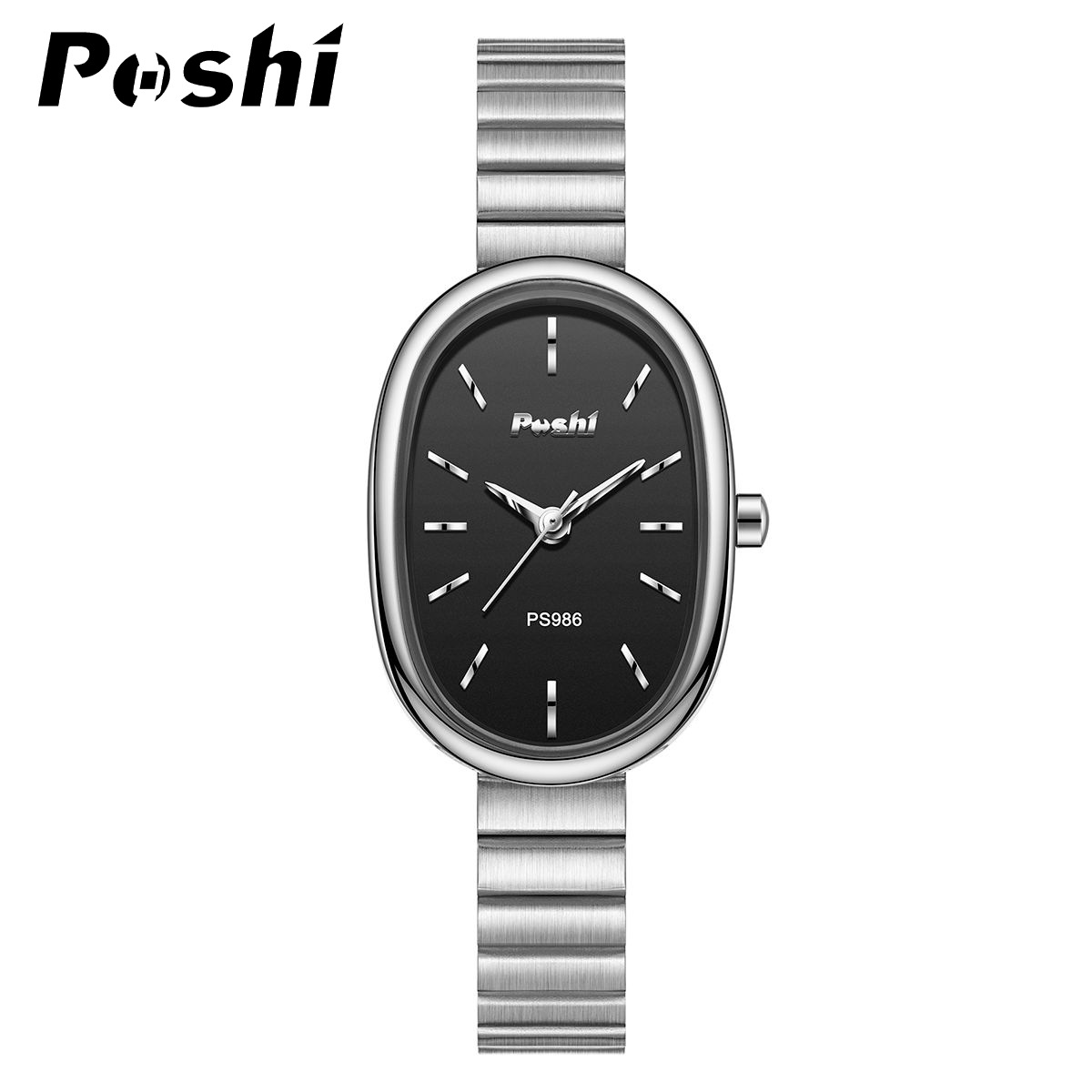 Nuevo reloj de mujer de moda para mujer, cinturón de acero para mujer, estilo ins, pulsera ovalada de alta gama, reloj de cuarzo de todo fósforo para hombre