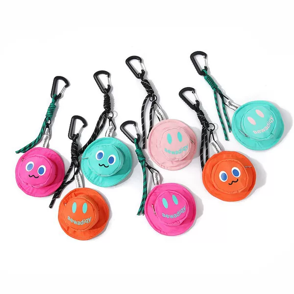 New Portable Storage Bag Coin Key Bag Multifunctional Change Makeup Headphone Bag Printed Mini Bag Pendant
