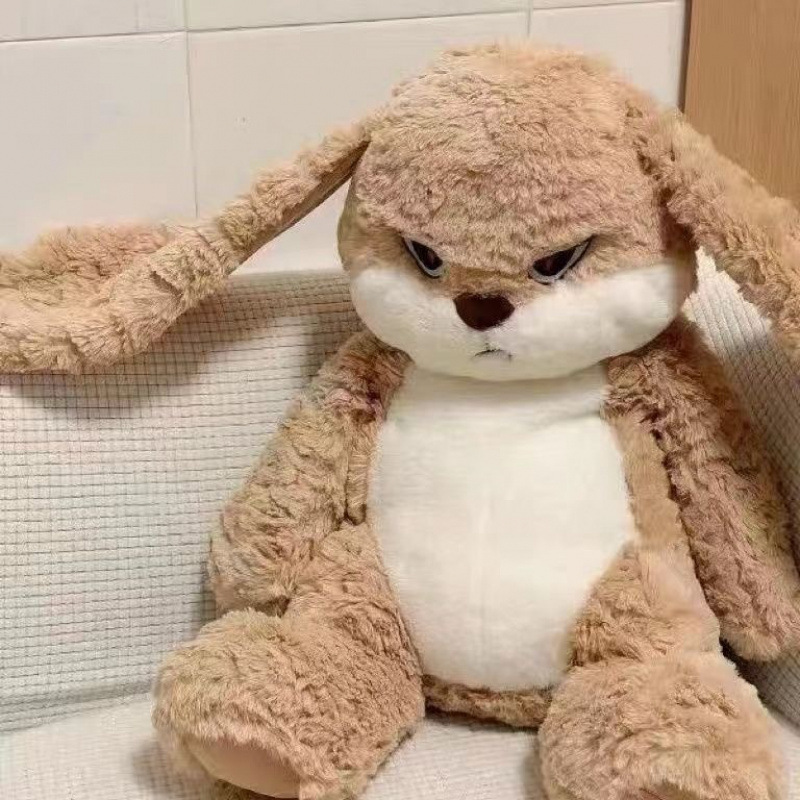 かわいいドゥドゥウサギのぬいぐるみ、ウサギの人形、かわいい枕、寝るときにベッドに寄り添う、Douyinのネットセレブと同じスタイル|undefined