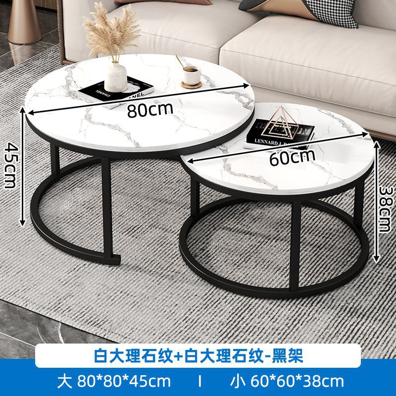 80CM 화이트 + 60CM 화이트 [블랙 프레임]