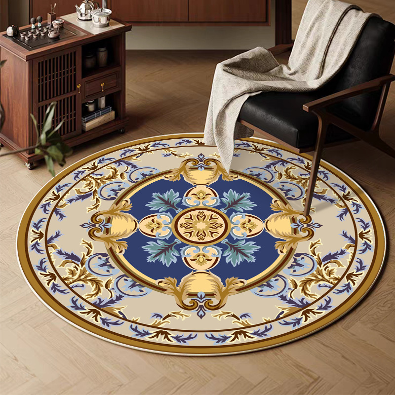 Alfombra de cachemira retro transfronteriza sala de estar sofá mantas de mesa de té mantas domésticas resistentes a la suciedad y al desgaste mantas de cama de dormitorio