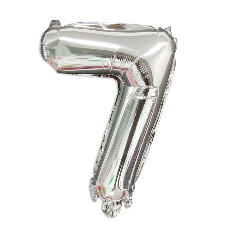 Versión estadounidense del globo de película de aluminio digital de 40 pulgadas de cuerpo delgado Decoración de fiesta de cumpleaños Helio flotando en el aire Globo grande transfronterizo de 42 pulgadas