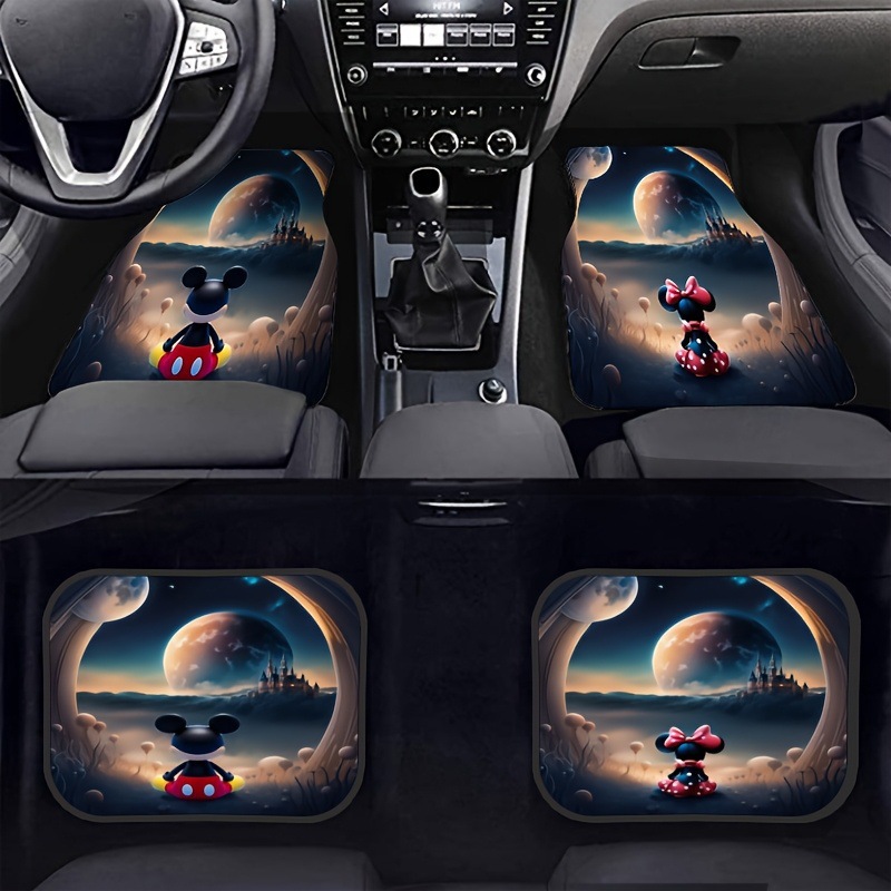 Amazon and Temu's best-selling crystal velvet car floor mats are easy to maintain, universal four-piece set, and durable