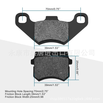 Rear Disc Brake Pad Tormoz supportları