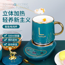 定制多功能分体电炖杯办公室家用保温小炖杯牛奶咖啡电热杯防干烧