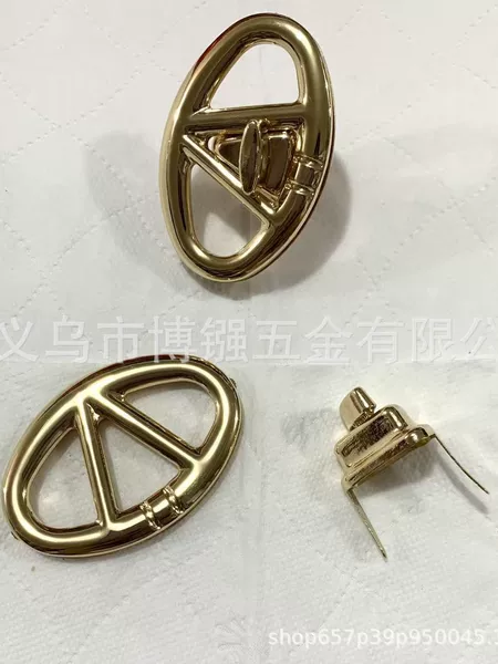 In-stock bag hardware accessories, alloy buckles, wholesale from the manufacturer, mini trendy bag locks for bags and handbags