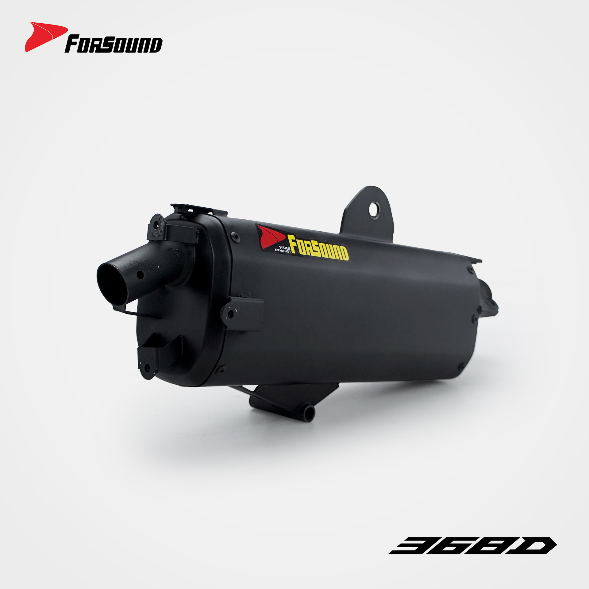 Suitable for ZONTES 368D modified original appearance motorcycle exhaust pipe tail section, direct connection, non-destructive installation