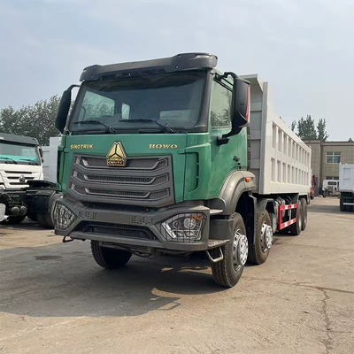 Sinotruk Howo 8-Wheel Dump Truck with 371 Horsepower for Mining, Sand, Gravel, and Soil Transport, Cross-Border Export Vehicle (Yük maşınları)